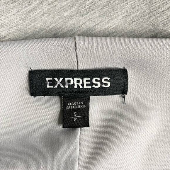 Express Gray Selft Tie Front Dolman Sleeve Dress size Small - Picture 9 of 12